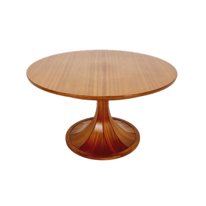 Mid-Century Round Walnut Dining Table by Luigi Massoni, Italy, 1960s
