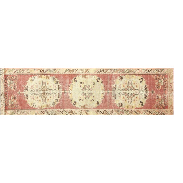 1960s Turkish Oushak Runner For Sale