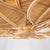 Vintage Rattan Leaf Chandelier For Sale - Image 9 of 12