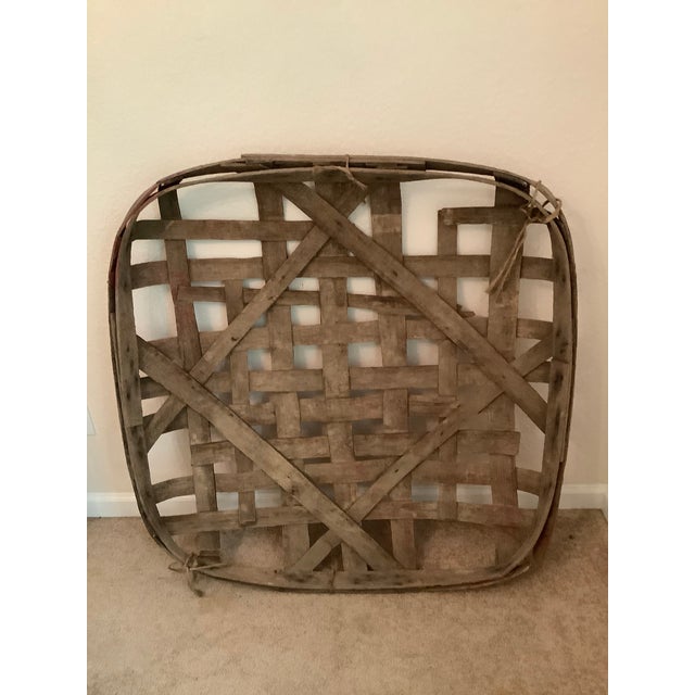 Authentic Large Tobacco Basket Handmade Chairish