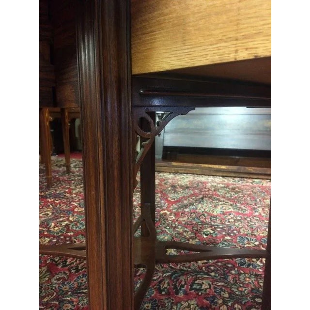 Item: Vintage Henkel Harris Mahogany Pembroke End Table (SPNEA table). Age & Condition: Circa 1990. Refinished and...
