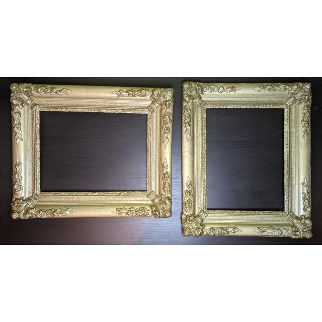Antique Restored Baroque Style Picture Frames a Pair Chairish