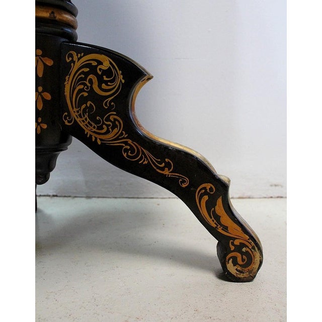 Napoleon III Planter in Blackened Wood with Gold Details, 19th Century For Sale - Image 14 of 18