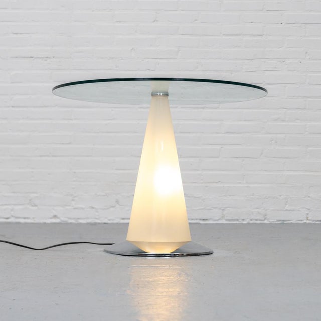 Birillo Side Table attributed to Parisotto for Fontana Arte, 1980s For Sale - Image 13 of 13