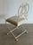 Vintage Textured Wrought Iron Chair For Sale - Image 9 of 12