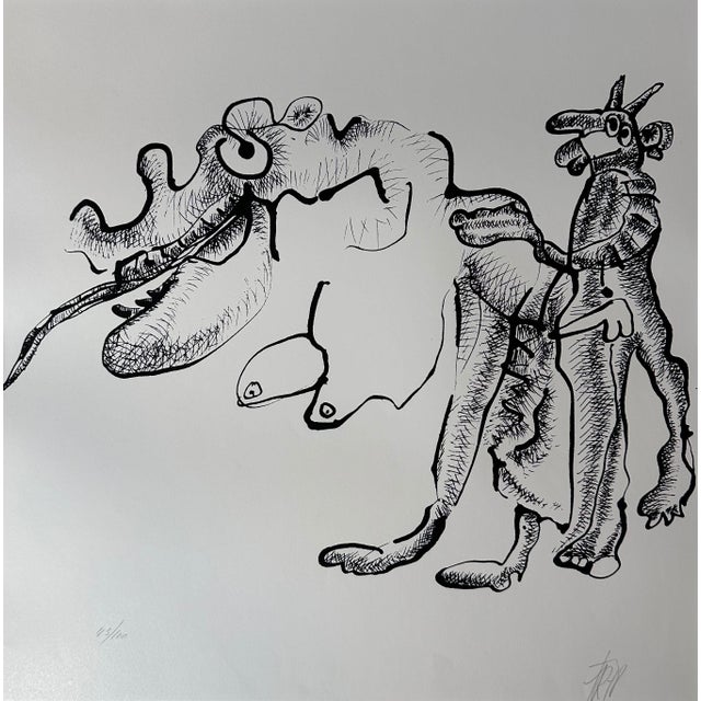 Frits Vertongen, Signed Screen Print, 1960s For Sale - Image 3 of 13