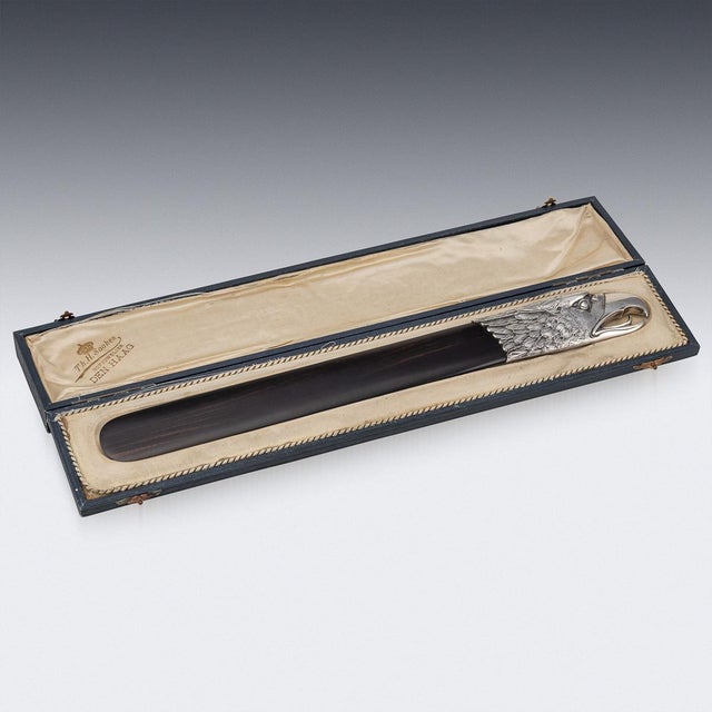 Antique Dutch Silver Paper Turner by Thomas H Saakes, 1910s For Sale - Image 14 of 16