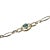 Vintage Designer Gold Sterling Aquamarine Bracelet 1940s For Sale In Orlando - Image 6 of 7