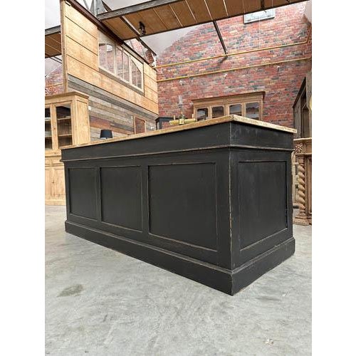 Industrial Haberdashery Island Counter, Early 20th Century For Sale - Image 3 of 9