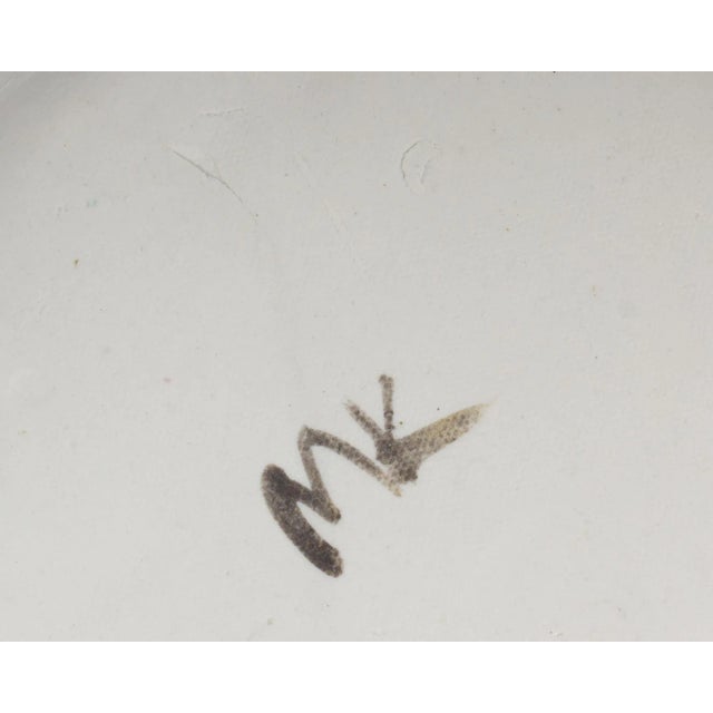 Studio Pottery Postmodern Plates Signed by Artist Madeline Kaczmarczyk For Sale - Image 10 of 10
