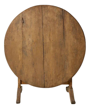19th Century French Oak Vigneron Wine Table