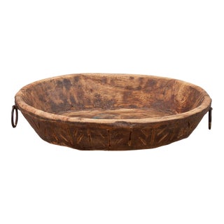 Tribal Swat Valley Dough Bowl For Sale