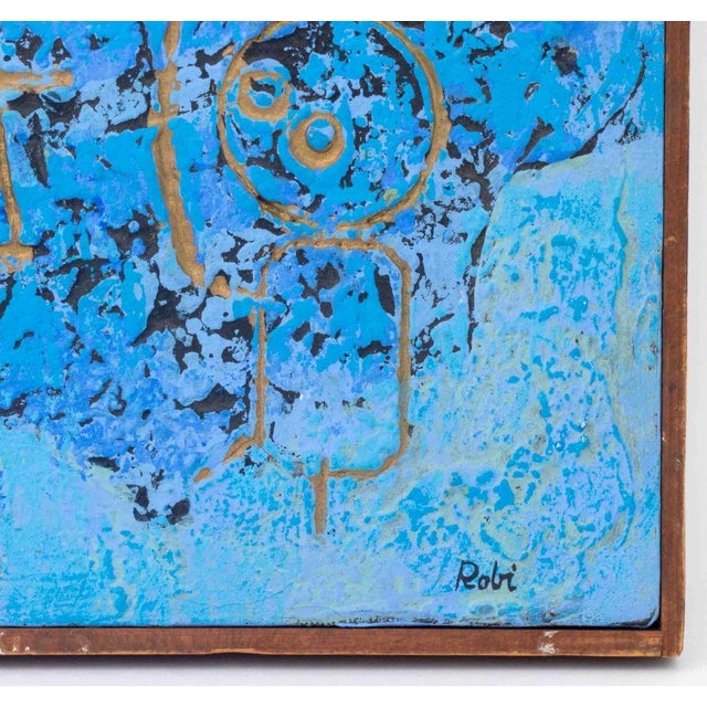 Al Robi Figural Abstraction Mixed Media on Canvas For Sale In New York - Image 6 of 8