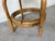 1980s Vintage Coastal Bamboo & Woven Wicker Round Ottoman For Sale - Image 5 of 12