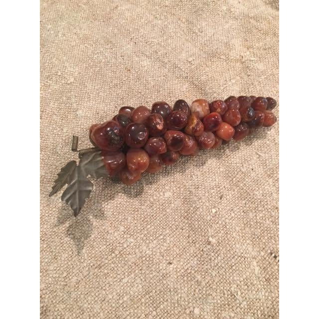Mid-Century Modern Mid 20th Century Red Agate Grape Cluster For Sale - Image 3 of 8