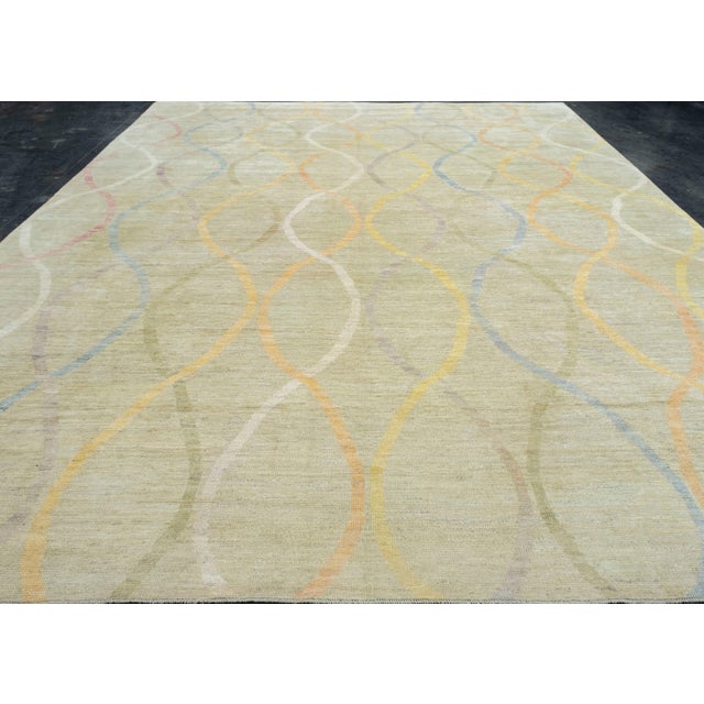 Turkish Oushak Rug 12'2" x 15'2" #18560 Explore a curated collection of hallway runners, wool rugs, and handmade...