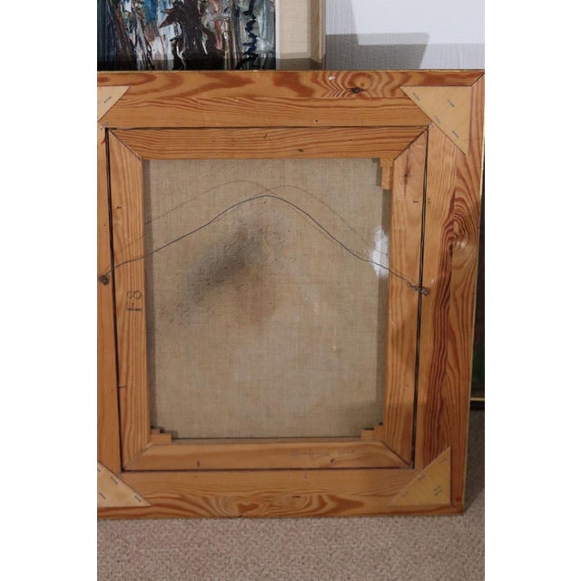 Edwa after Gleizes, Woman with Black Glove, 1960s, Oil on Canvas, Framed For Sale - Image 12 of 15