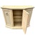 Hollywood Regency Vintage Entry Cabinet with Faux Rattan Wicker 36x14x29 For Sale - Image 3 of 8