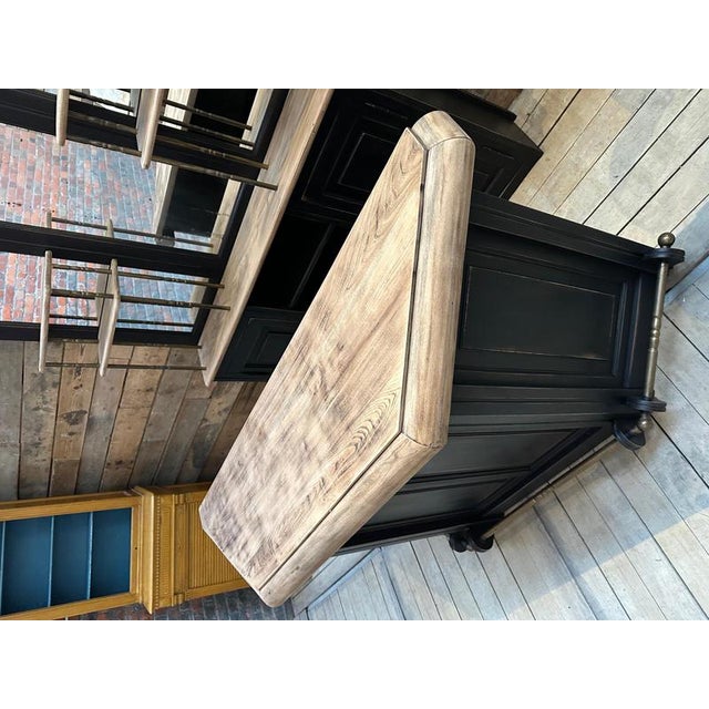 Wood Bar with Back, Set of 2 For Sale - Image 7 of 18