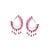 Natural diamond 0.82ctsv & ruby 5.08cts earring in 18k gold For Sale - Image 18 of 18