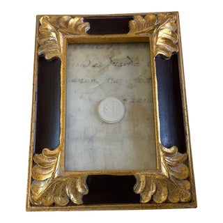 Framed Intaglio Plaster Art For Sale
