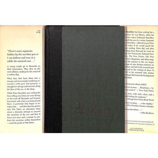 BENCHLEY, Peter [301] pp. Doubleday & Company, Inc 1976 First Edition 8 1/2" x 6" Jacket design by Alex Gotfryd A young...