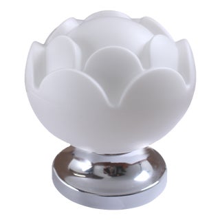 Artichoke Seerose Flower Glass Table Lamp by Peill and Putzler, 1970s For Sale