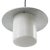 Vintage White Enamel & Opaline Glass Pendant Lamp For Sale - Image 4 of 8