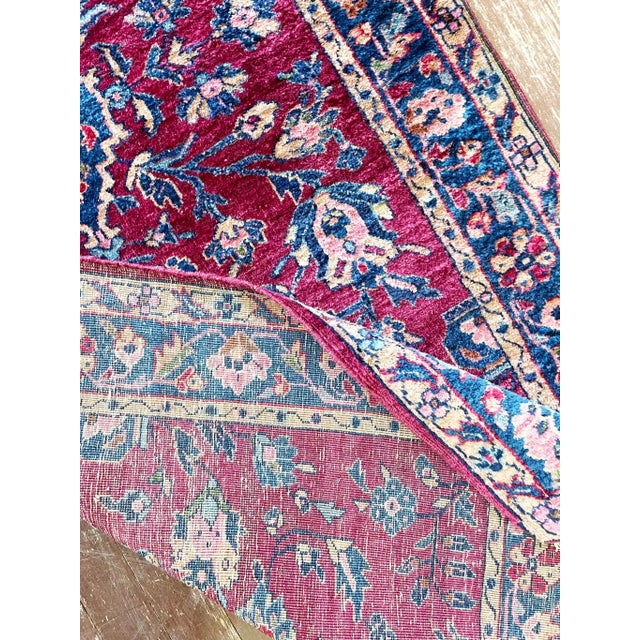 Antique Persian Sarouk Mohajeran Rug For Sale - Image 4 of 10