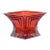Red Mikasa Crystal Candle Holder For Sale