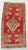 Vintage Red Mini Turkish Rug For Sale - Image 4 of 4