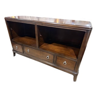 Thomasville Mahogany Media Console For Sale