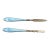 1930 Sterling Silver and Enamel Nail File and Cuticle Pusher Set For Sale