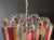 Italian Multicolored Quadriedri Murano Glass Chandeliers, 1990s, Set of 2 For Sale - Image 6 of 18