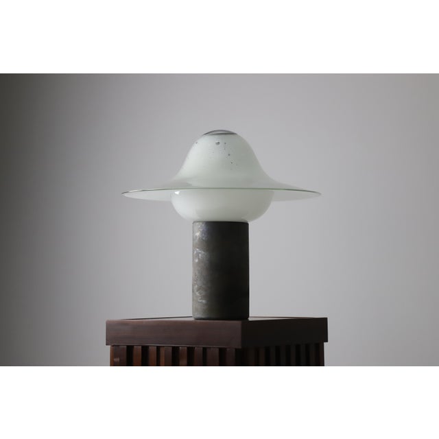 Large Scavo Table Lamp by Alfredo Barbini, 1970 For Sale - Image 3 of 12