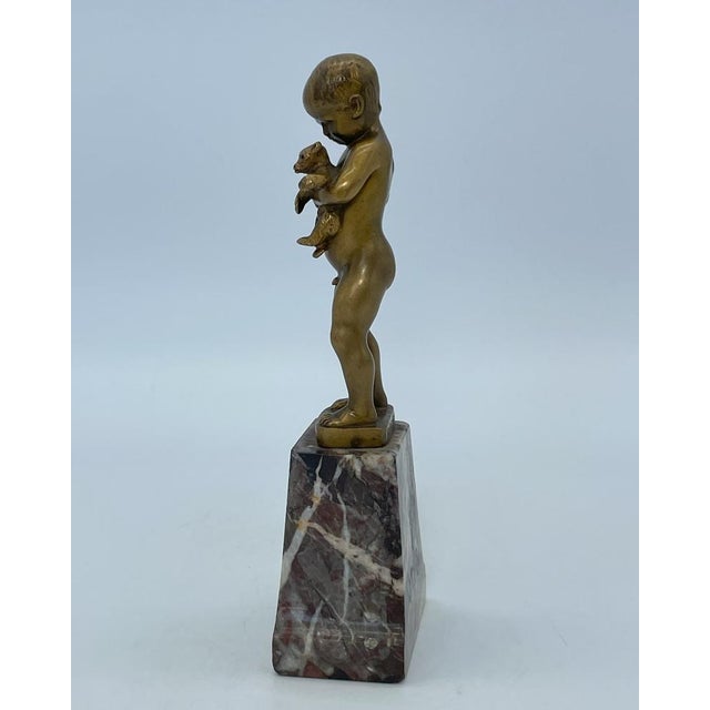 Metal Bronze Figure by Rudolf Marcuse For Sale - Image 7 of 10