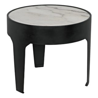 Cylinder Side Table, Large For Sale