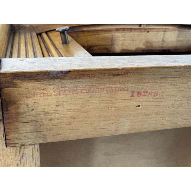 Mid 20th Century Mid Century Modern Tambour-Door Nightstand Side Table by Tomlinson For Sale - Image 10 of 10