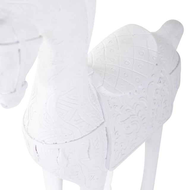 This exquisite sculpture, crafted from durable materials, beautifully replicates the timeless grandeur of its wooden...
