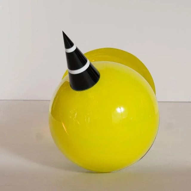 Abstract Art Glass "Duel" Sculpture by Jiri Jelinek For Sale - Image 9 of 12