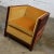 Late 20th Century Art Deco Revival Custom Designed Two Toned Mahogany Cube Club Chairs For Sale - Image 6 of 13
