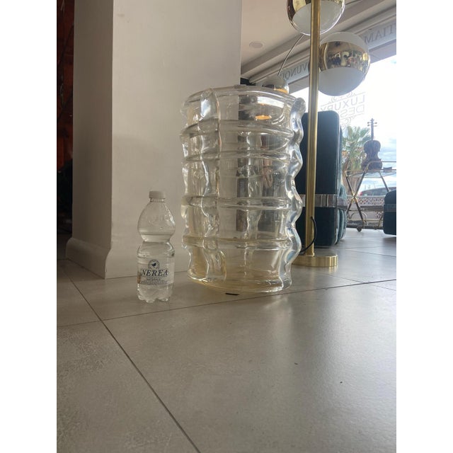 Murano Glass Vase with Pure Gold by Costantini, 1990s For Sale - Image 3 of 12