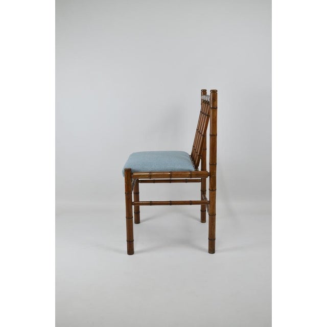 Wooden Chair in Faux Bamboo, France, 1970s For Sale - Image 10 of 16