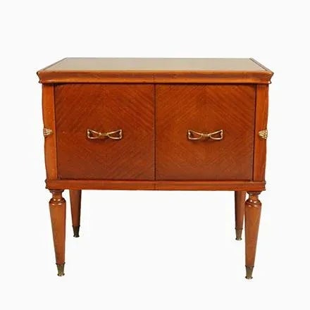 Mid-Century Walnut Nightstands, Set of 2 For Sale - Image 10 of 10