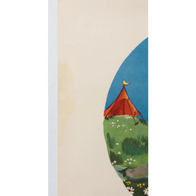 1940's French Soap Advertisement - Ambré Le Chat (Le Savon Qui Mousse) For Sale - Image 4 of 6