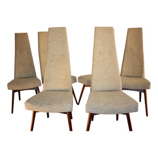 Adrian Pearsall Craft Associates Chairs - Set of 8 For Sale