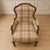 Vintage French Style Plaid Bergère Chair For Sale In Los Angeles - Image 6 of 6