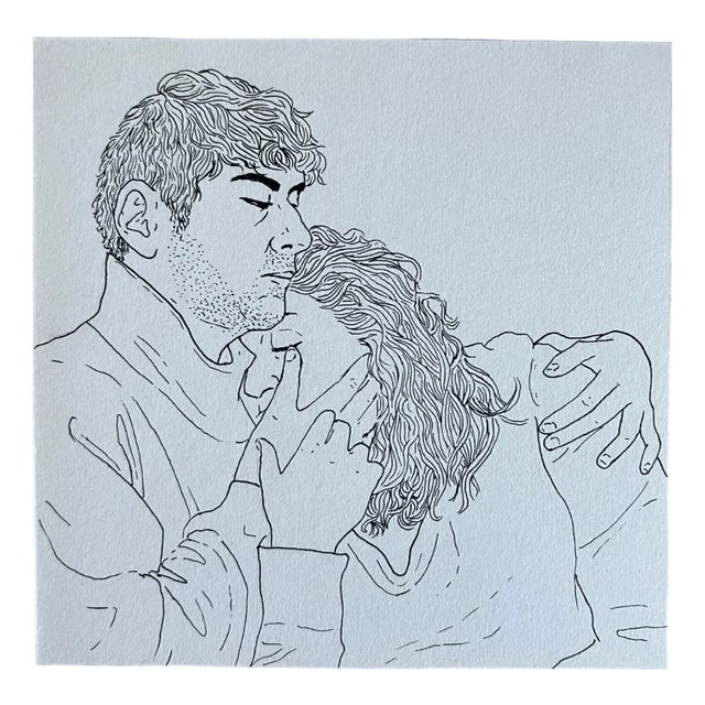 Anna Wardega, A Haven, Ink Drawing, 2023 For Sale