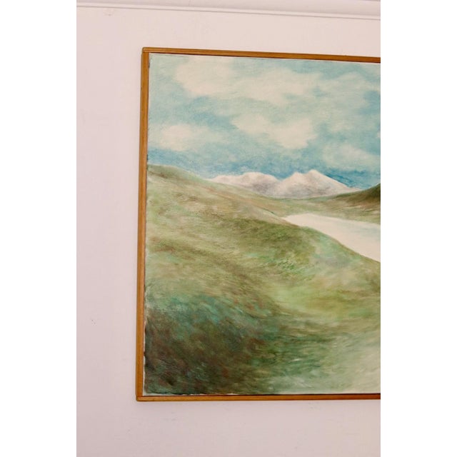 1980s A. Alm, Landscape, 1988, Oil on Canvas, Framed For Sale - Image 5 of 11