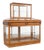 Antique Display Case in Glass and Pine, 1920 For Sale